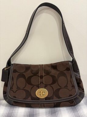 Coach soho flap triple chocolate